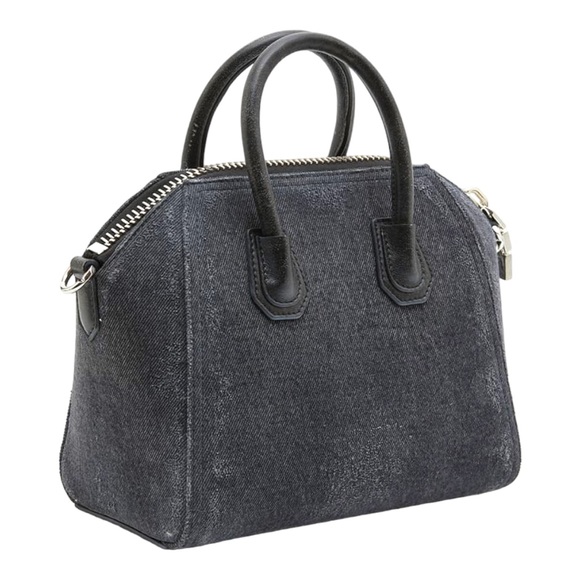 ๐ ๐ Givenchy Mini Antigona Top-Handle Bag in Washed Denim - Picture 5 of 11